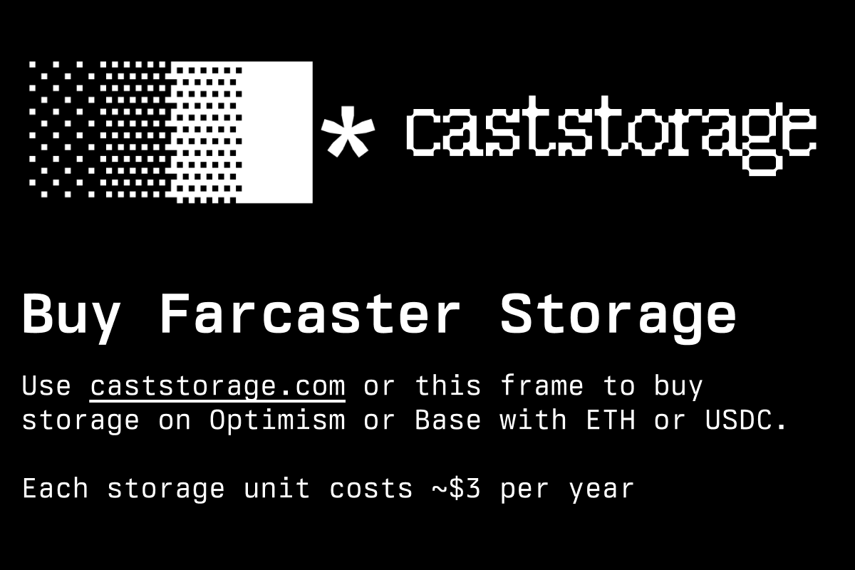 Caststorage - Farcaster Mini Apps